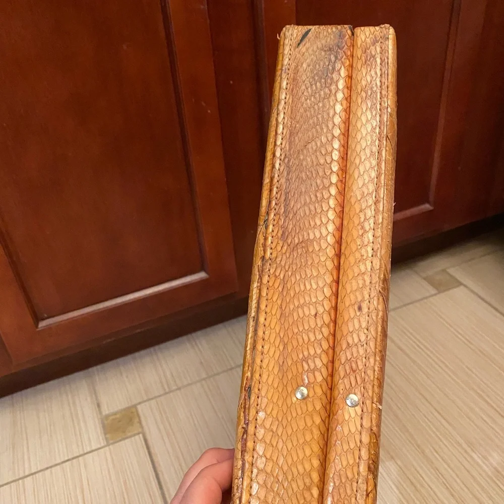 Custom Rare Snake Skin Hard Case Briefcase